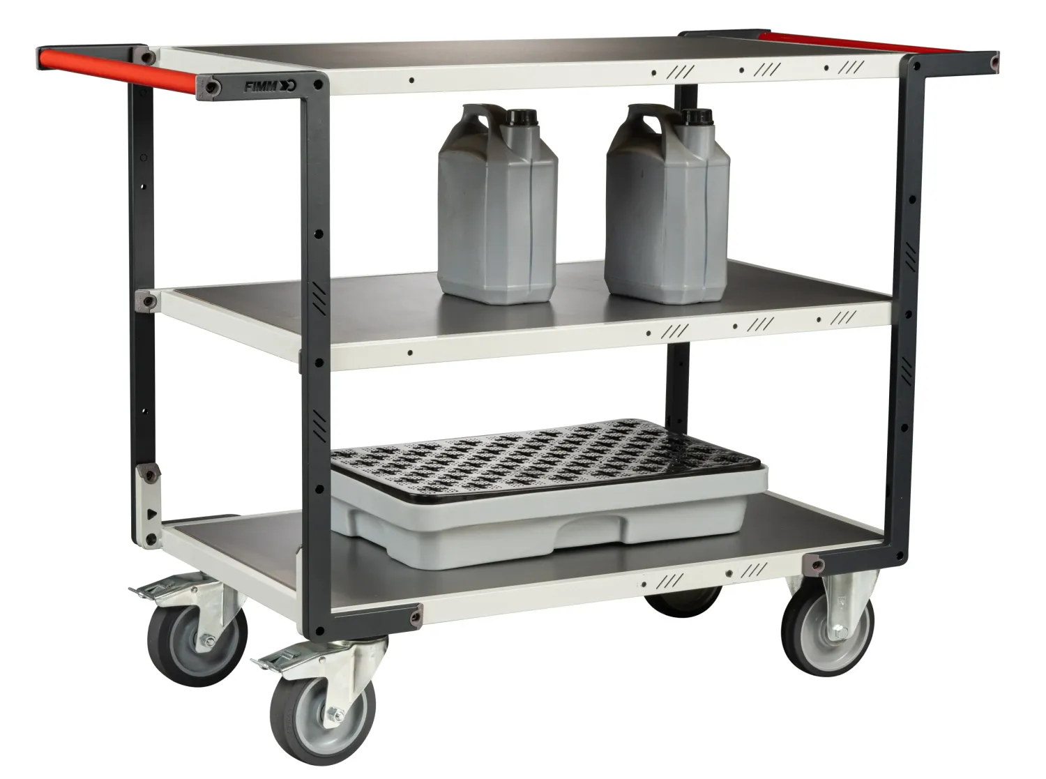 Fimm Flatpack servante 3 plateaux galva 400 kg