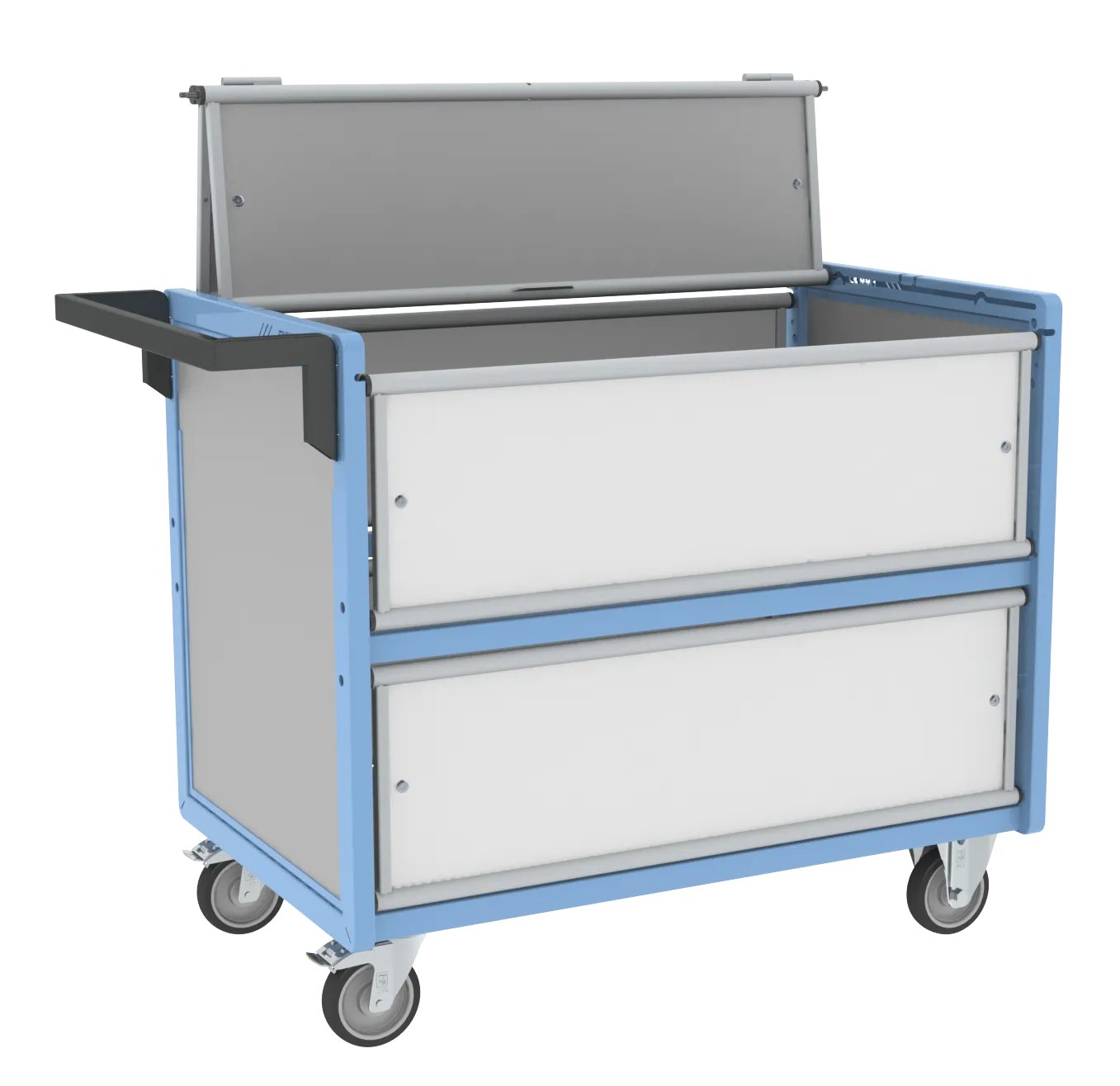 Fimm Chariot conteneur PP alvéolaire toit 500 kg