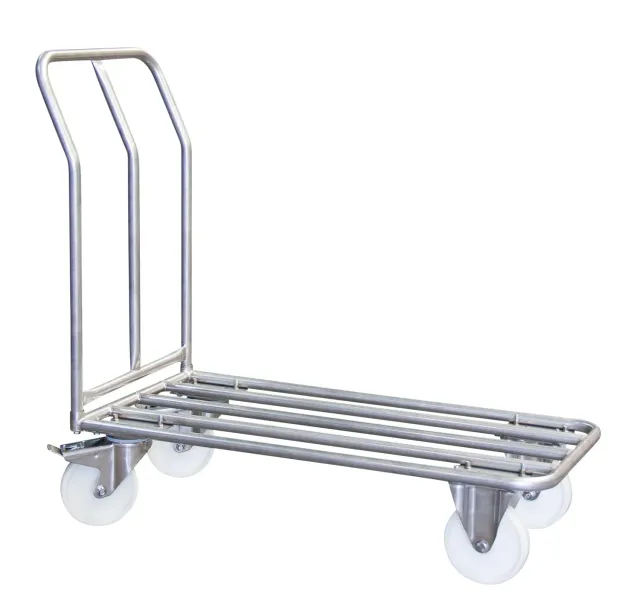 Fimm dossier fixe inox 304L chariot 400 kg plateau 1000 mm