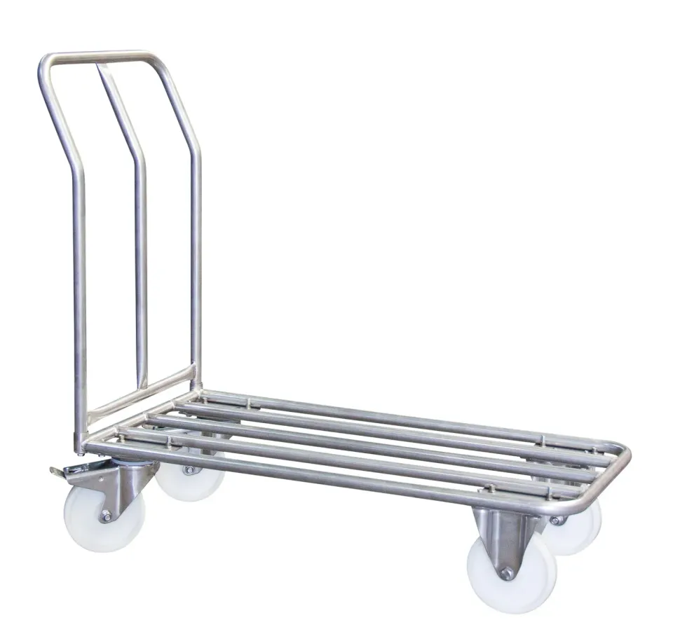 Fimm dossier fixe inox 304L chariot 400 kg plateau 1000 mm