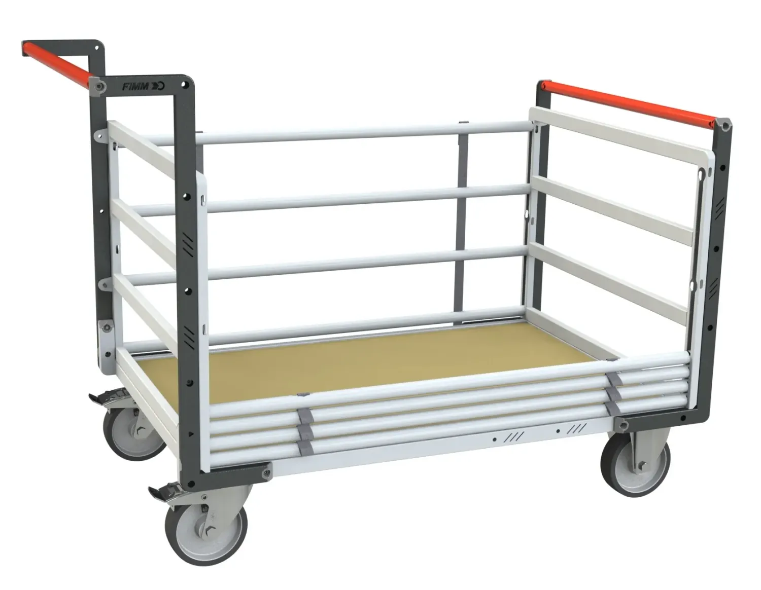 Fimm Chariot tube 2 dossiers 2 ridelles 500 kg cage