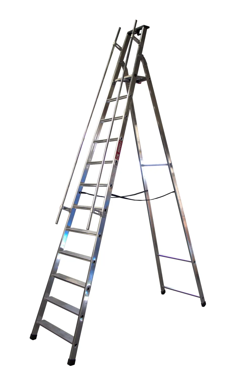 Fimm Escabeau aluminium 3-13 marches 150 kg pliable