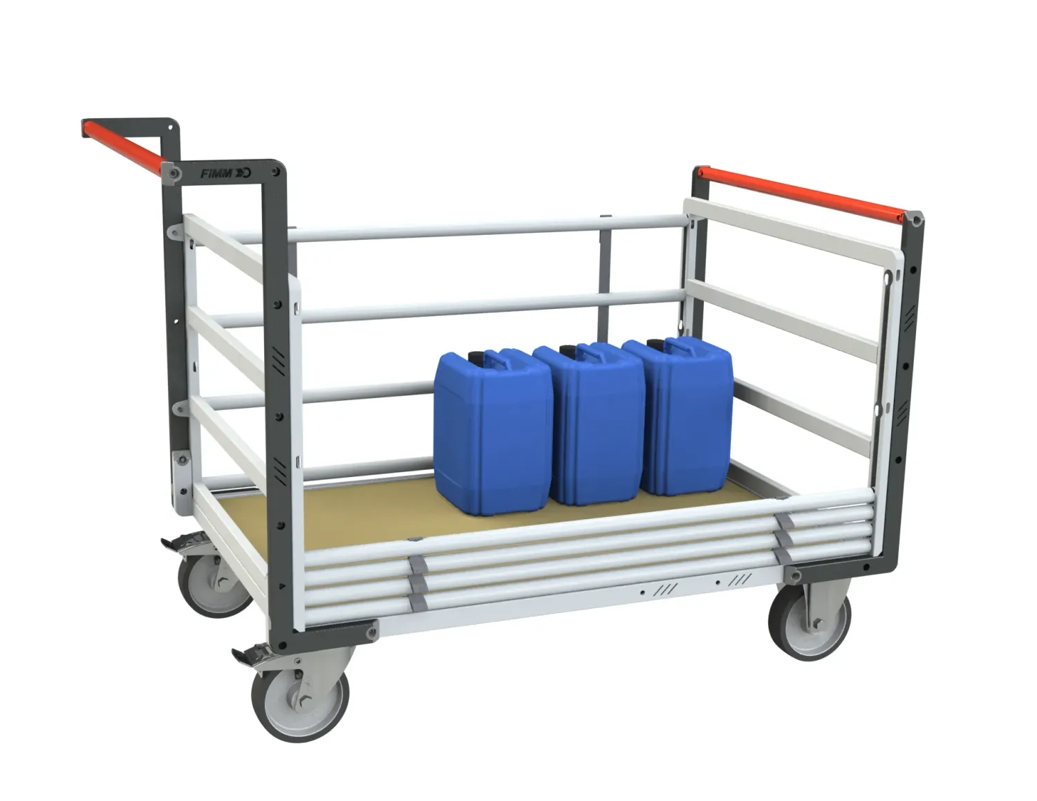 Fimm Chariot tube 2 dossiers 2 ridelles 500 kg cage