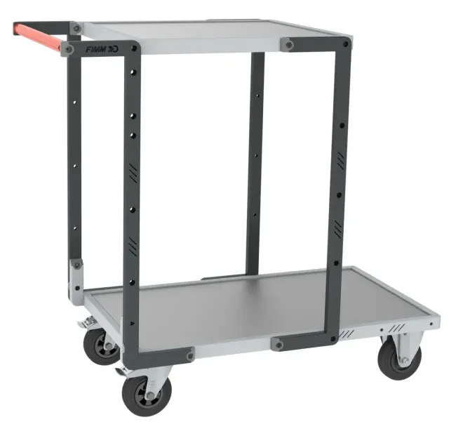 Fimm Servante Flatpack 2 plateaux tôle galva 250 kg
