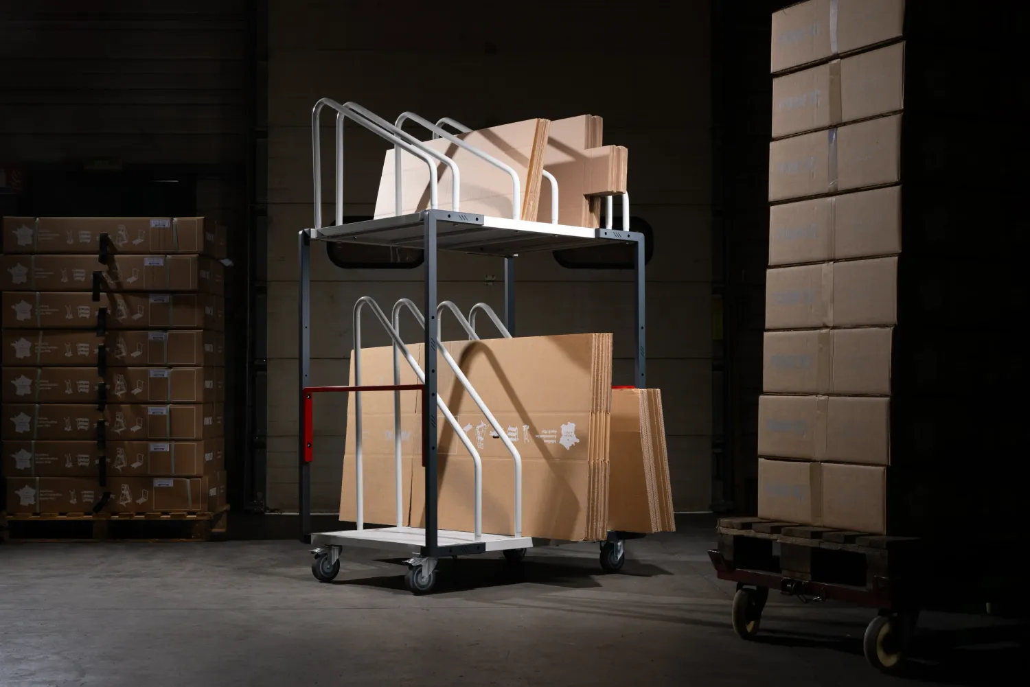Fimm servante haute cartons pliés 150 kg 1200 mm