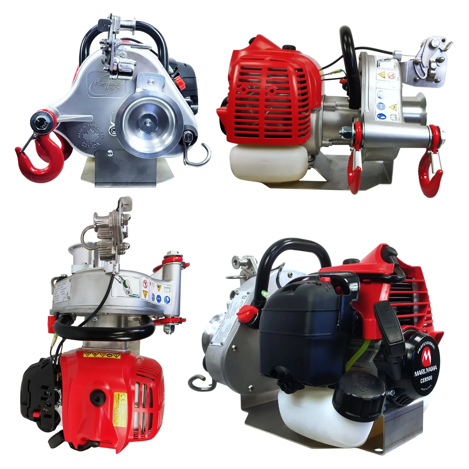 Portable Winch PCW4500 treuil essence 50 cm3 avec élingue