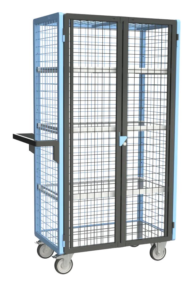 Fimm servante grillagée 4 côtés 3 étagères 500 kg