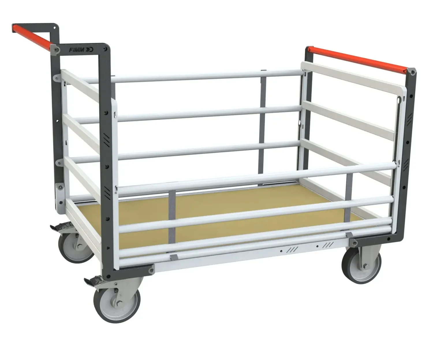 Fimm Chariot tube 2 dossiers 2 ridelles 500 kg cage