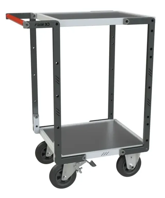 Fimm servante Flatpack 2 plateaux tôle 400 kg galvanisée