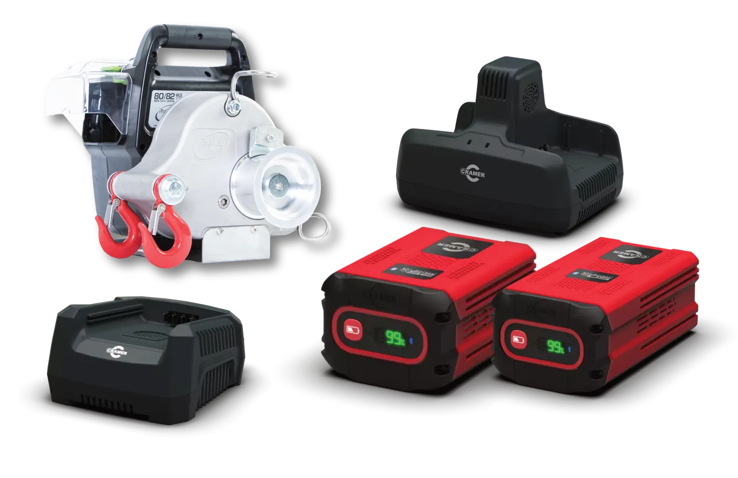 Portable Winch batterie Cramer 82V treuil PCW3000-Li 5 Ah