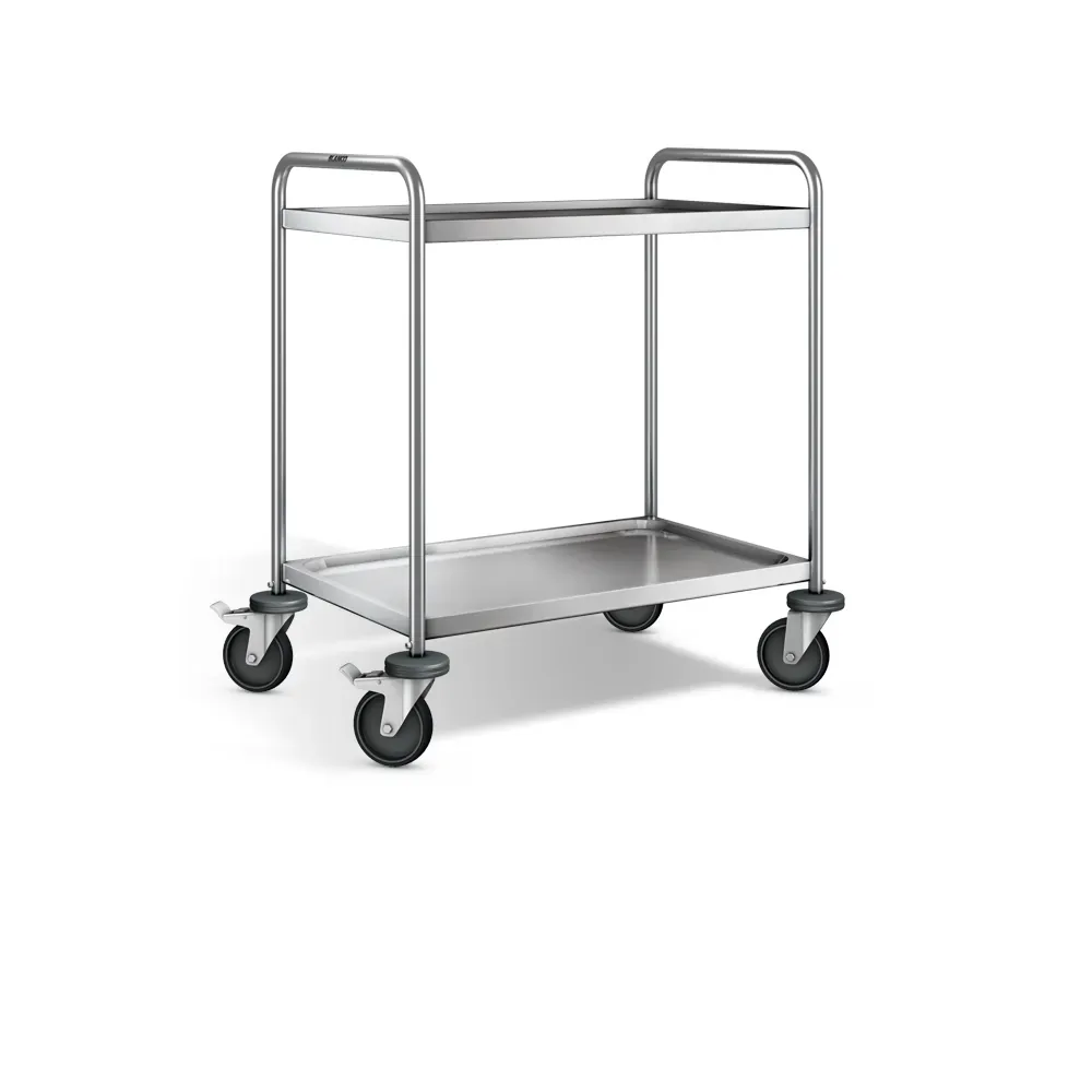 Fimm Desserte inox 304L 2 plateaux 120 kg