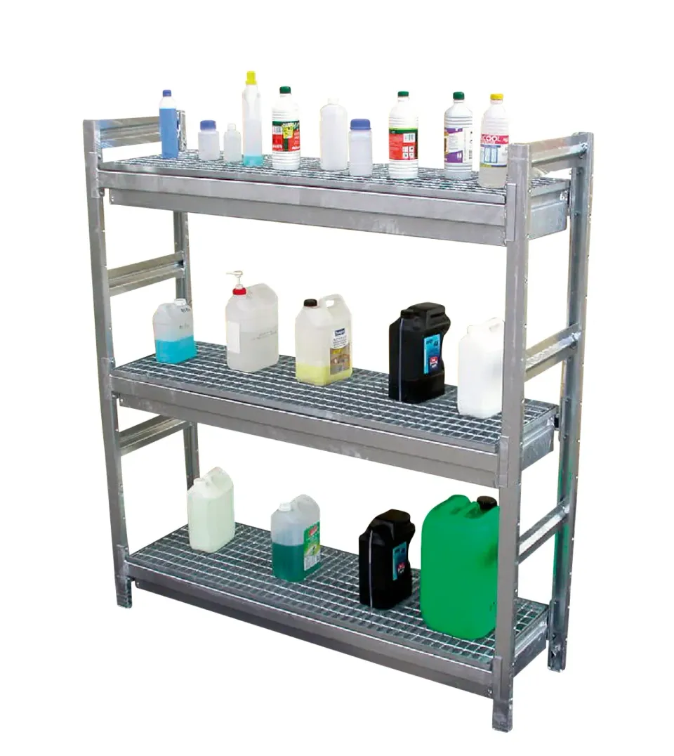 Fimm rayonnage rétention acier galvanisé 3x100 L 220 L