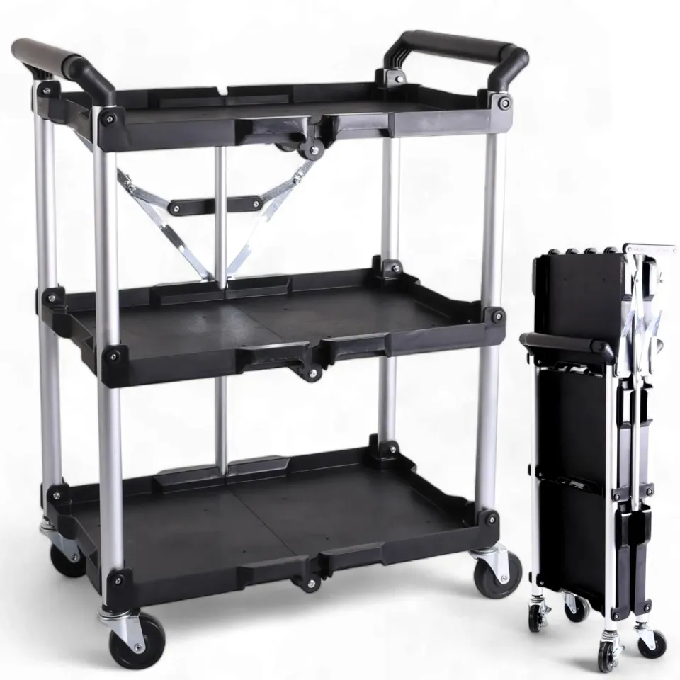 Pallit Chariot de Service 3 Niveaux desserte 75 kg 600x380 mm