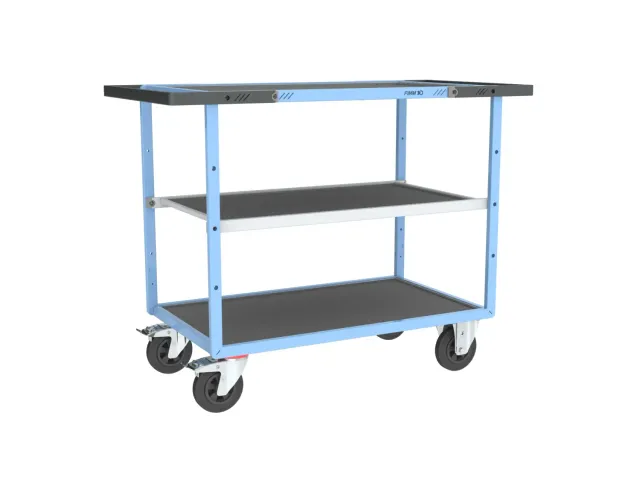 Fimm servante 3 plateaux tôle galva tapis 400 kg