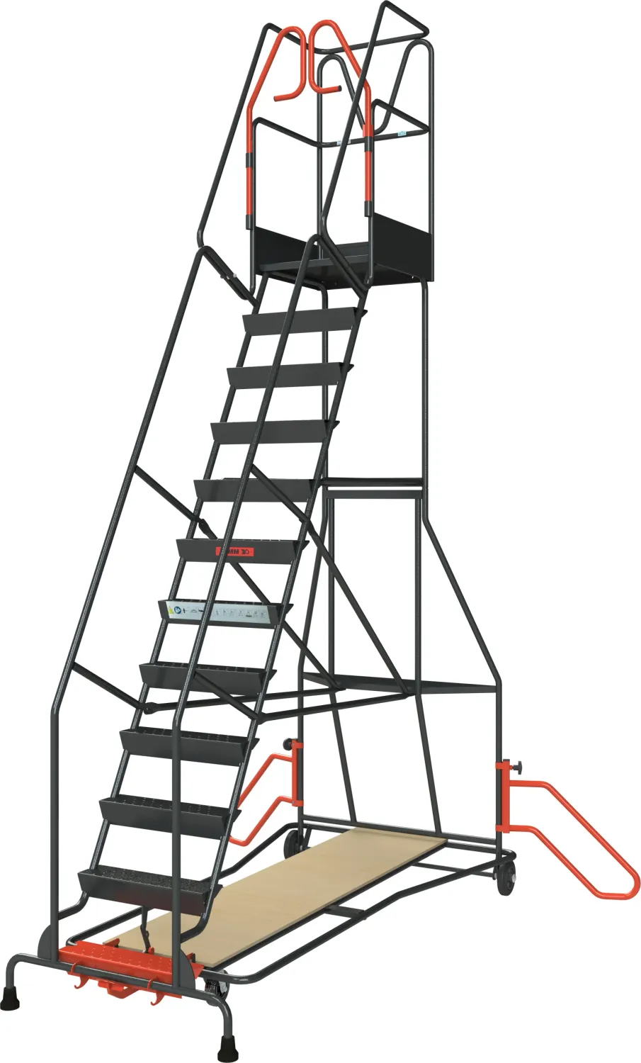 Fimm escabeau immobilisation auto 5-15 marches 150 kg