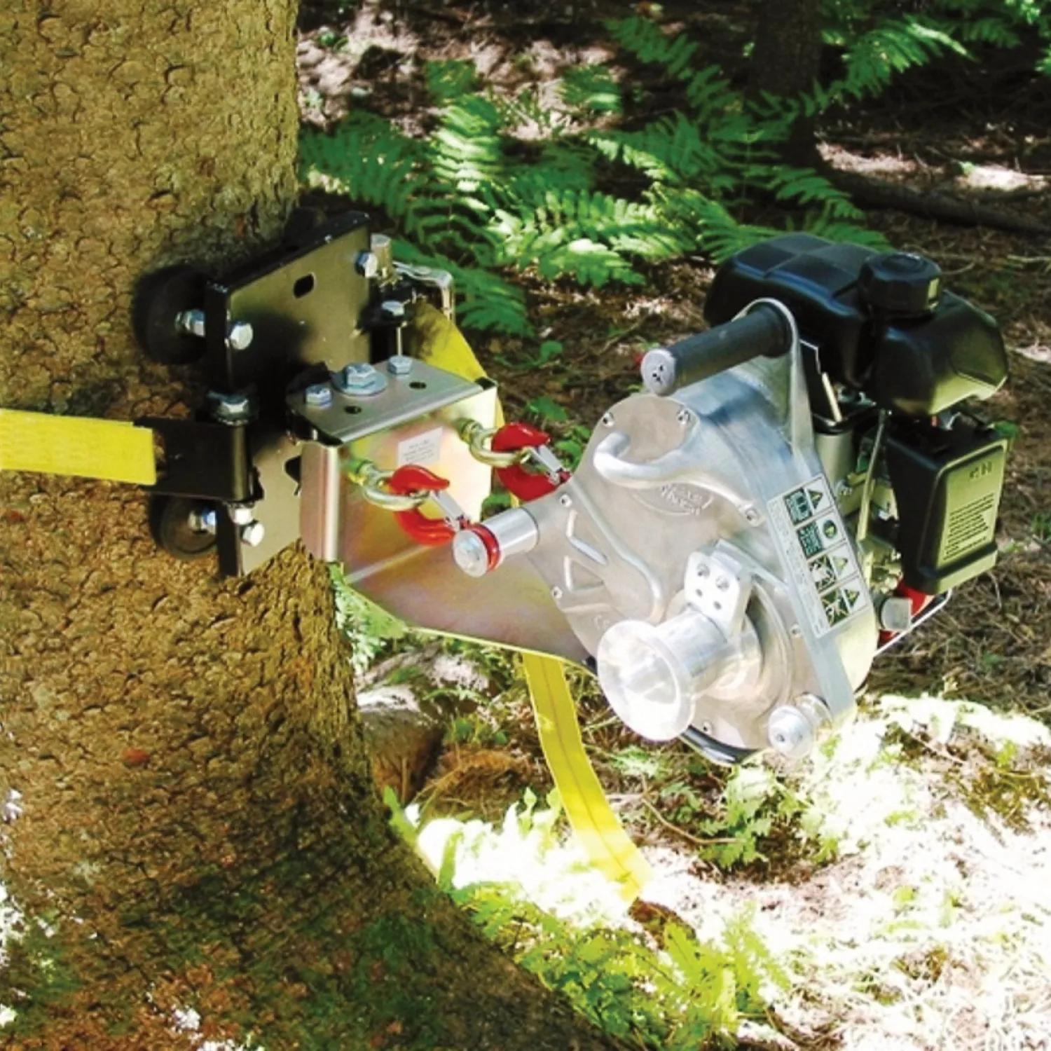 Portable Winch système ancrage arbre poteau treuil 7,2 kg