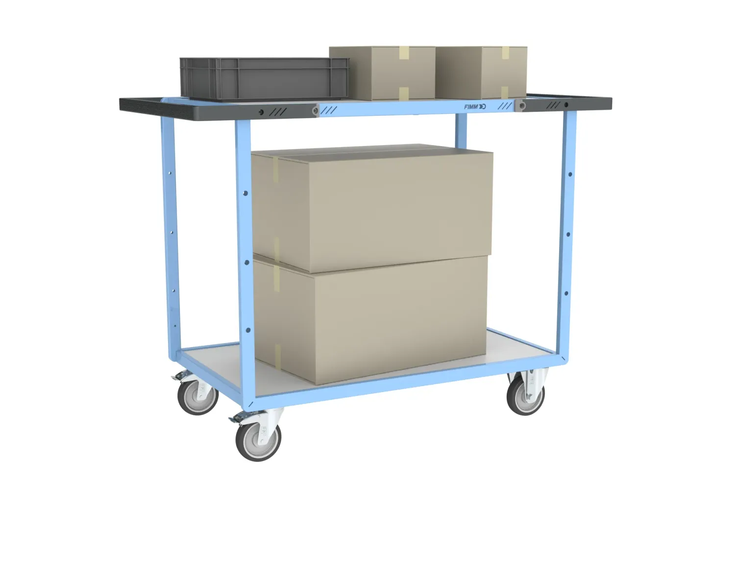Fimm servante mécano-soudée 2 plateaux 250 kg