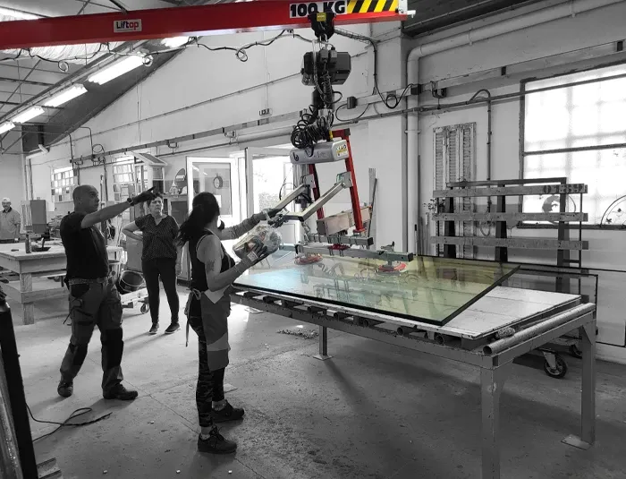 LIFTOP ERGO VITRAGE UGL 1 palonnier verre 500 kg