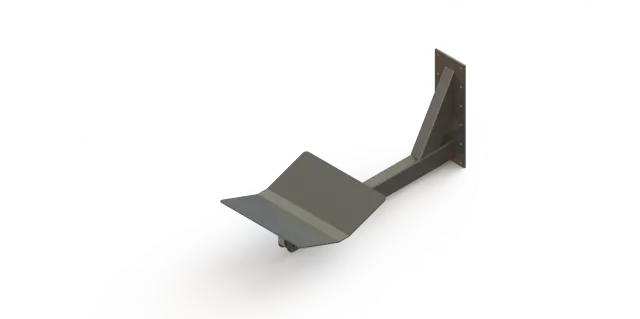 Fimm Plateau en V tournant éperon galet inox Ø600