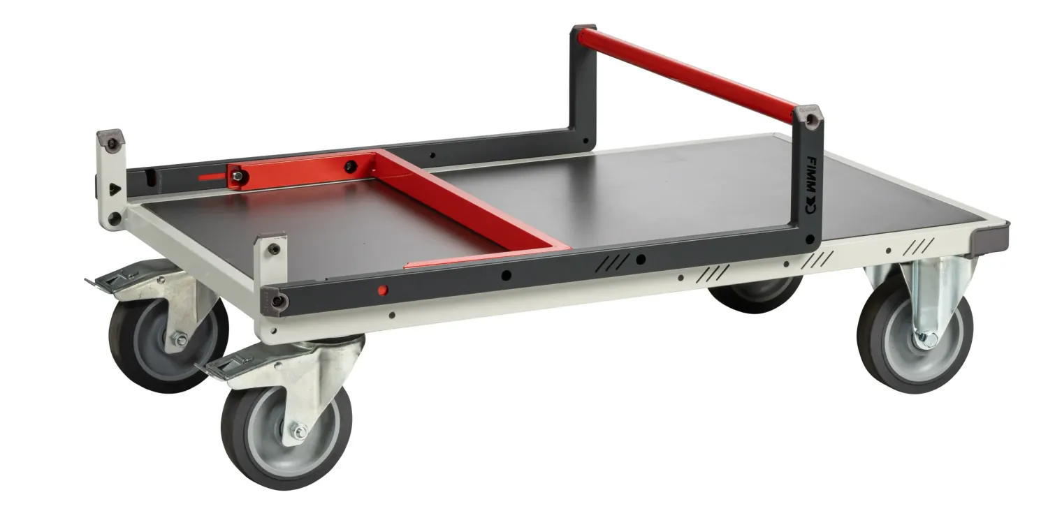 Fimm chariot dossier repliable tôle galva 400 kg frein