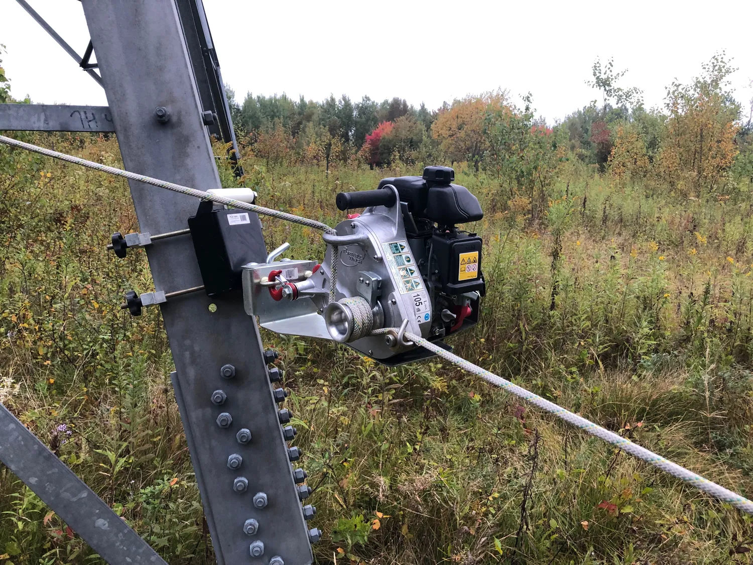 Portable Winch système d'ancrage pylône treuil acier 7,3 kg