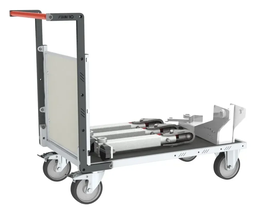 Fimm PP alvéolaire 1 dossier plateau bois chariot 500 kg