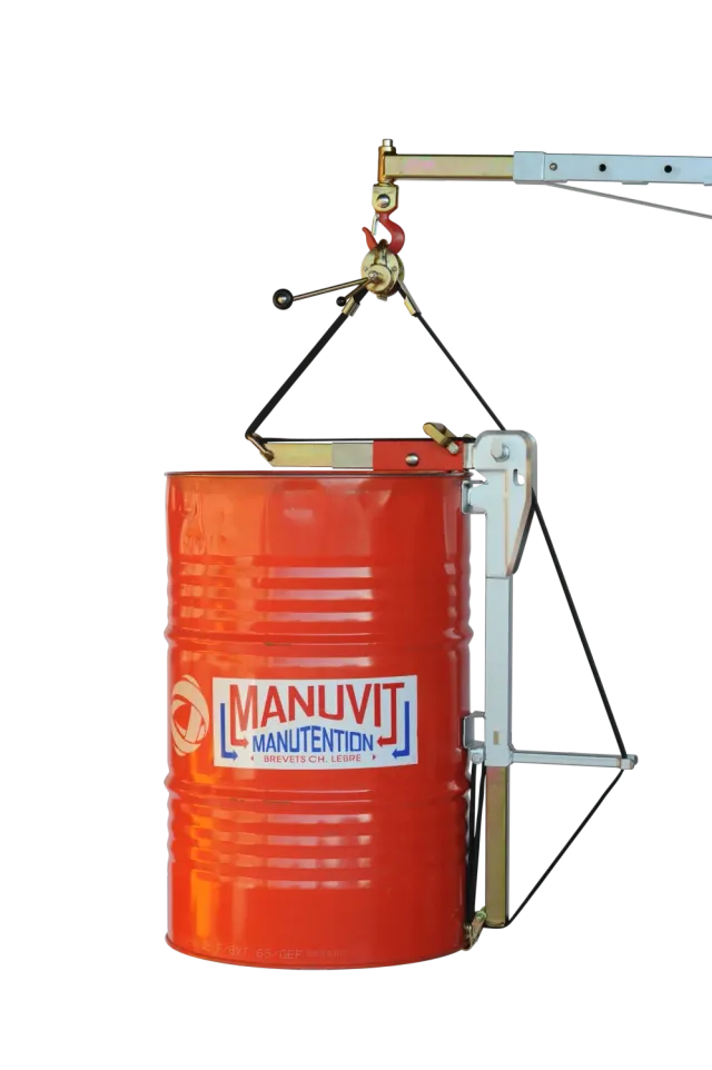 Fimm Roto-vit pince à fût basculement 350 kg 220 L