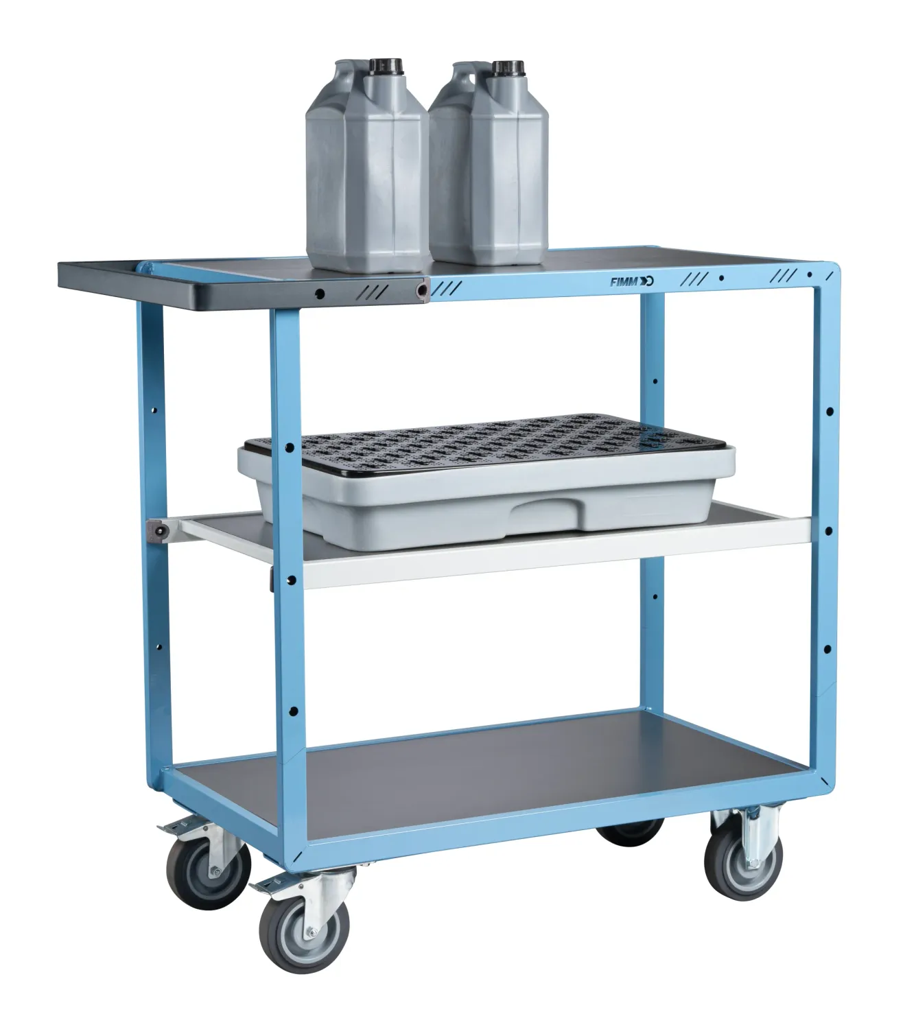 Fimm servante 3 plateaux tôle galva 250 kg