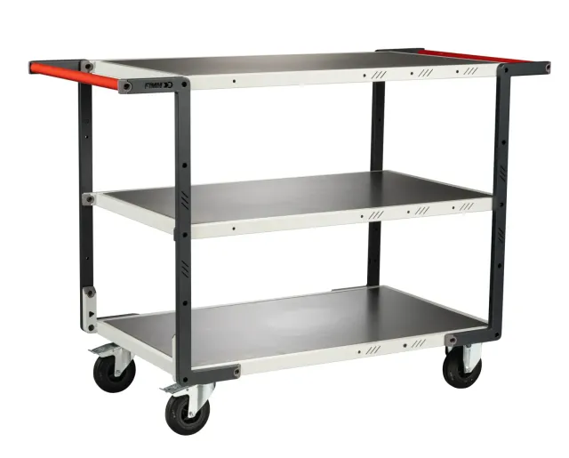 Fimm Flatpack servante 3 plateaux tôle galva 250 kg
