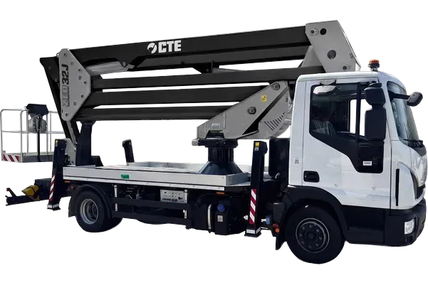 CTE ZED32J plateforme sur porteur articulée 280 kg