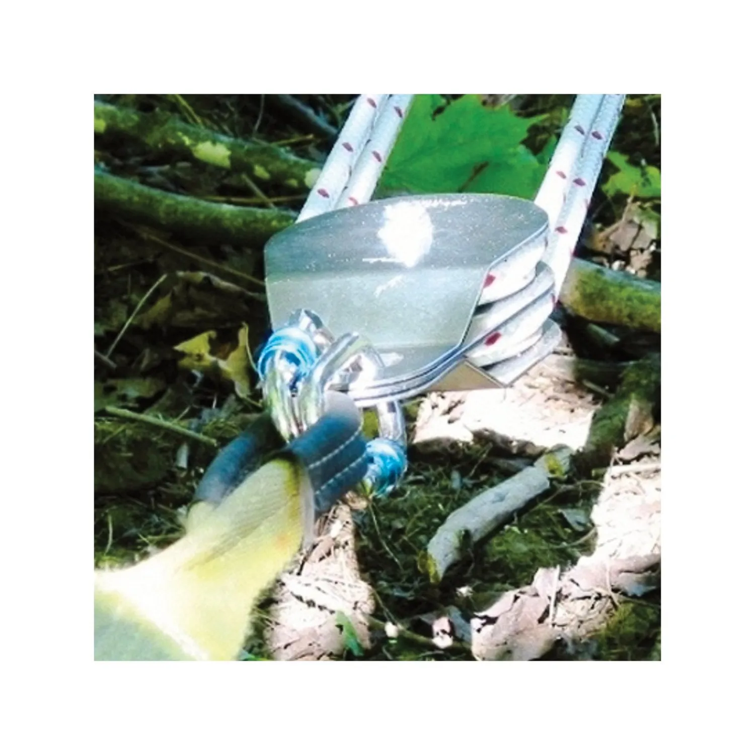 Portable Winch Poulie Côtés Oscillants Simple 76 mm