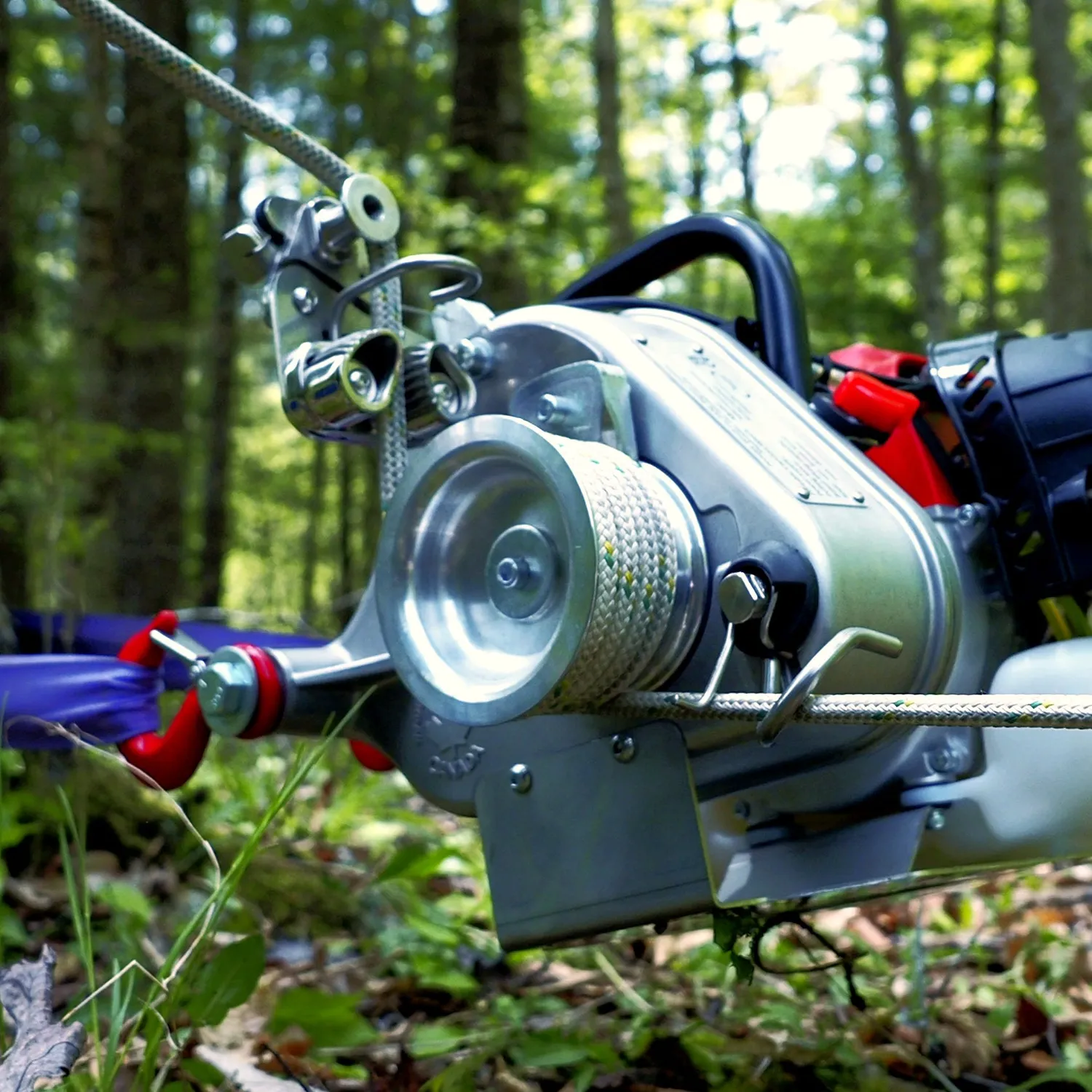 Portable Winch PCW4500 treuil essence 50 cm3 avec élingue