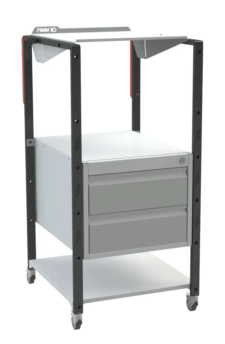 Fimm pupitre plan inclinable 2 tiroirs 150 kg