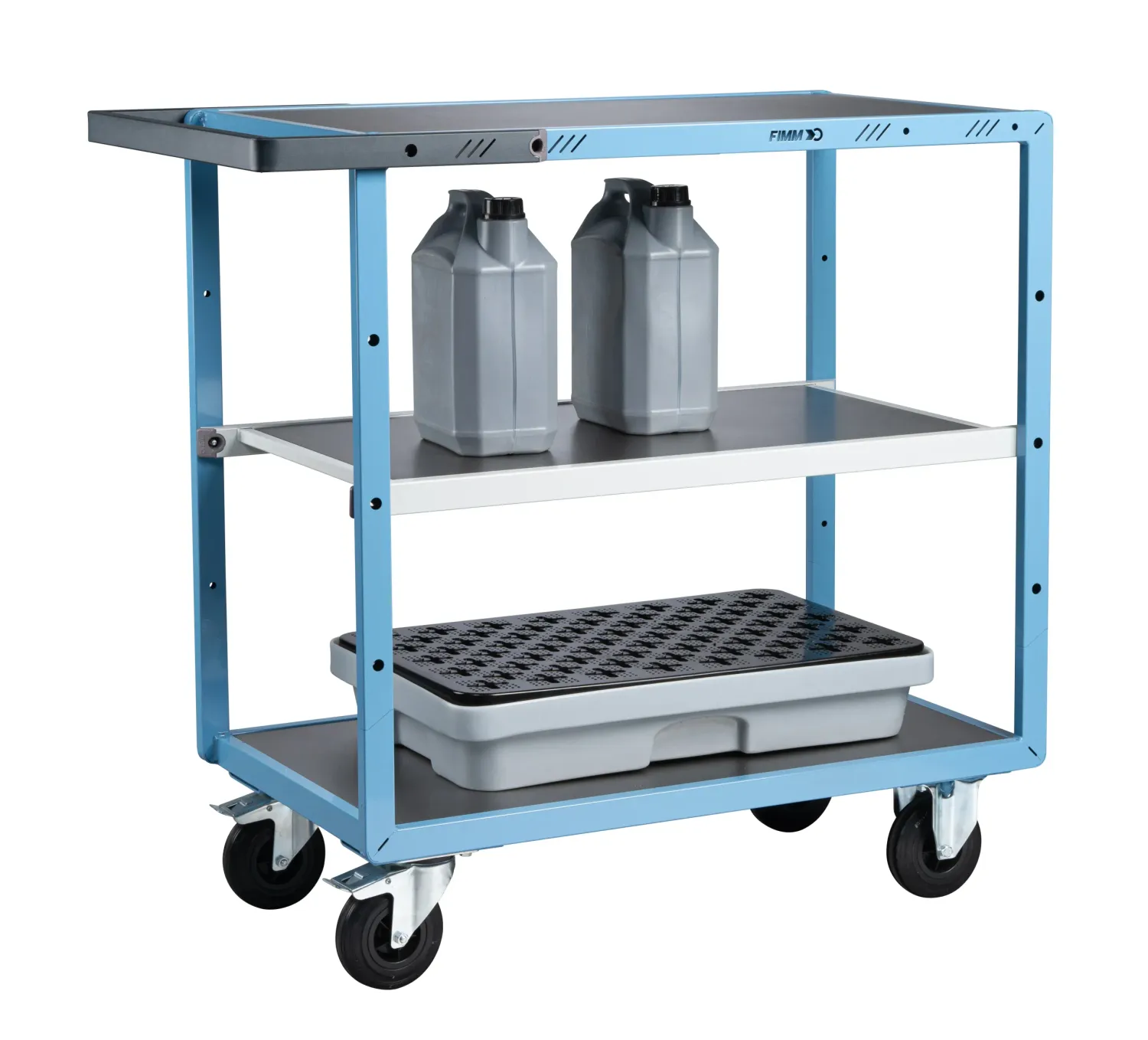 Fimm servante 3 plateaux tôle galva 250 kg