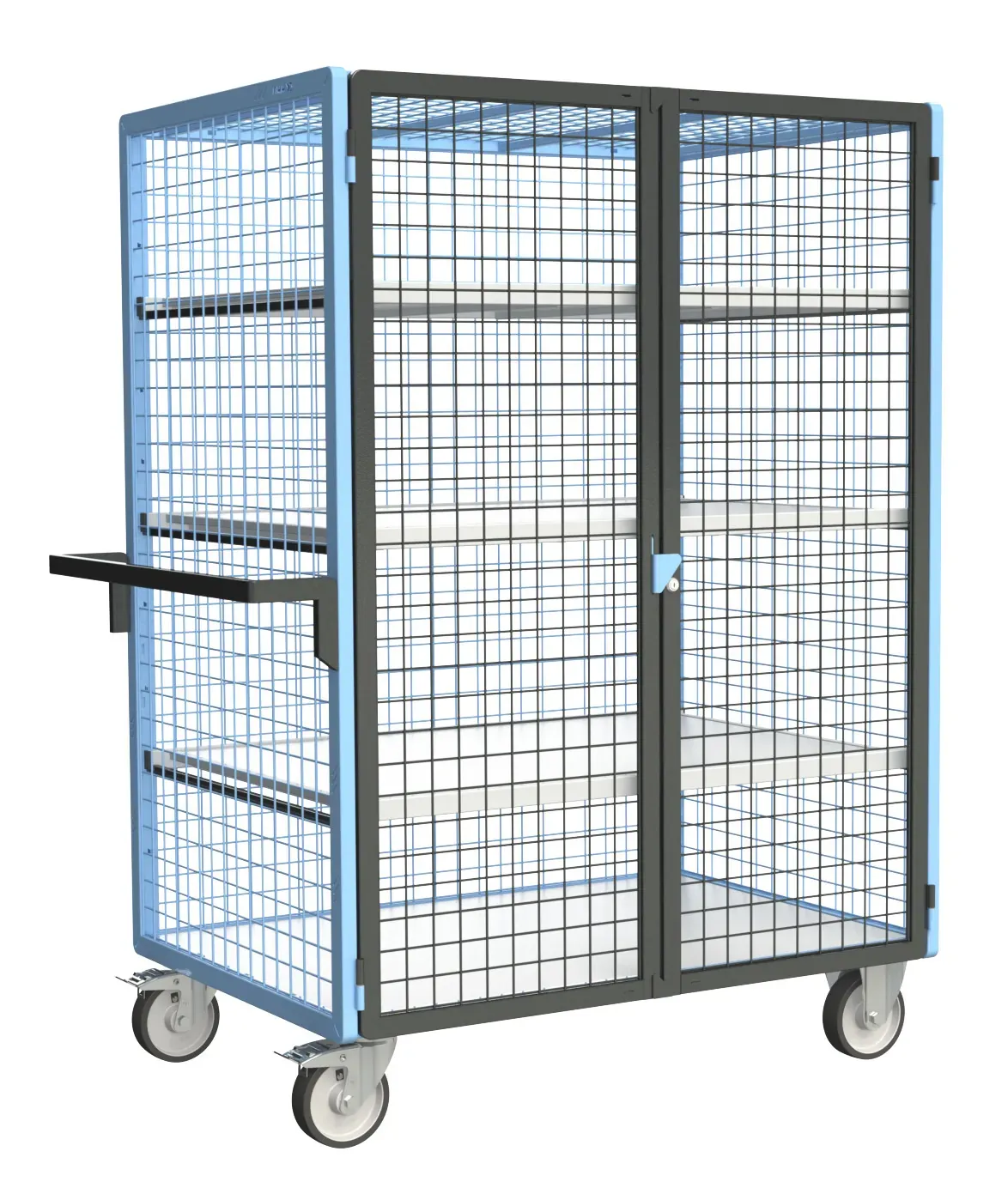 Fimm Servante grillagee 4 cotes 3 etageres 500 kg