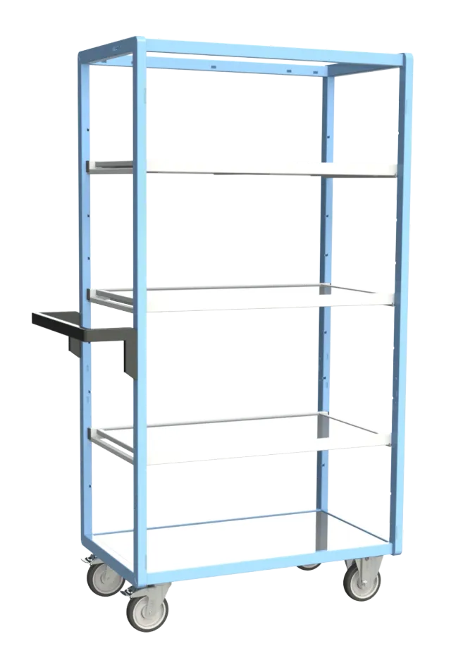 Fimm servante 3 étagères tôle galva 250 kg multi-niveaux