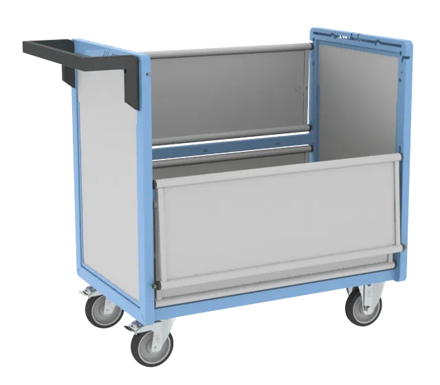Fimm Chariot conteneur PP alvéolaire sans toit 500 kg