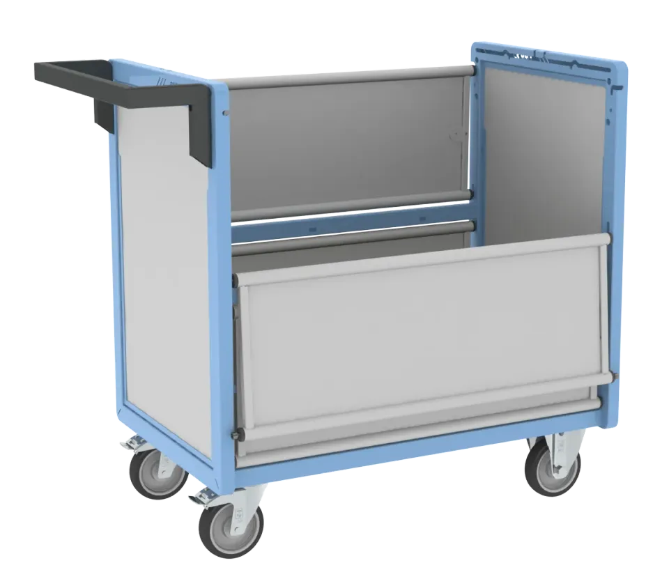 Fimm Chariot conteneur PP alvéolaire sans toit 500 kg