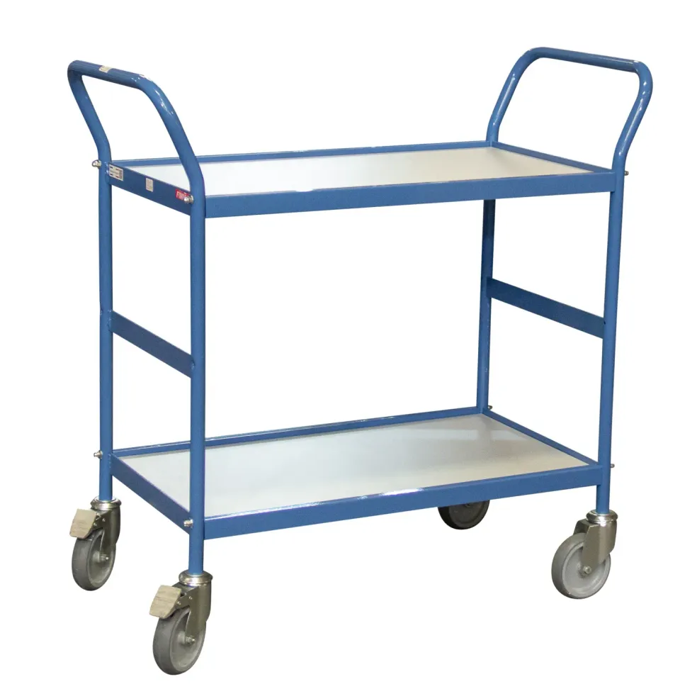 Fimm Servante 2 plateaux bois 780x420 mm 150 kg