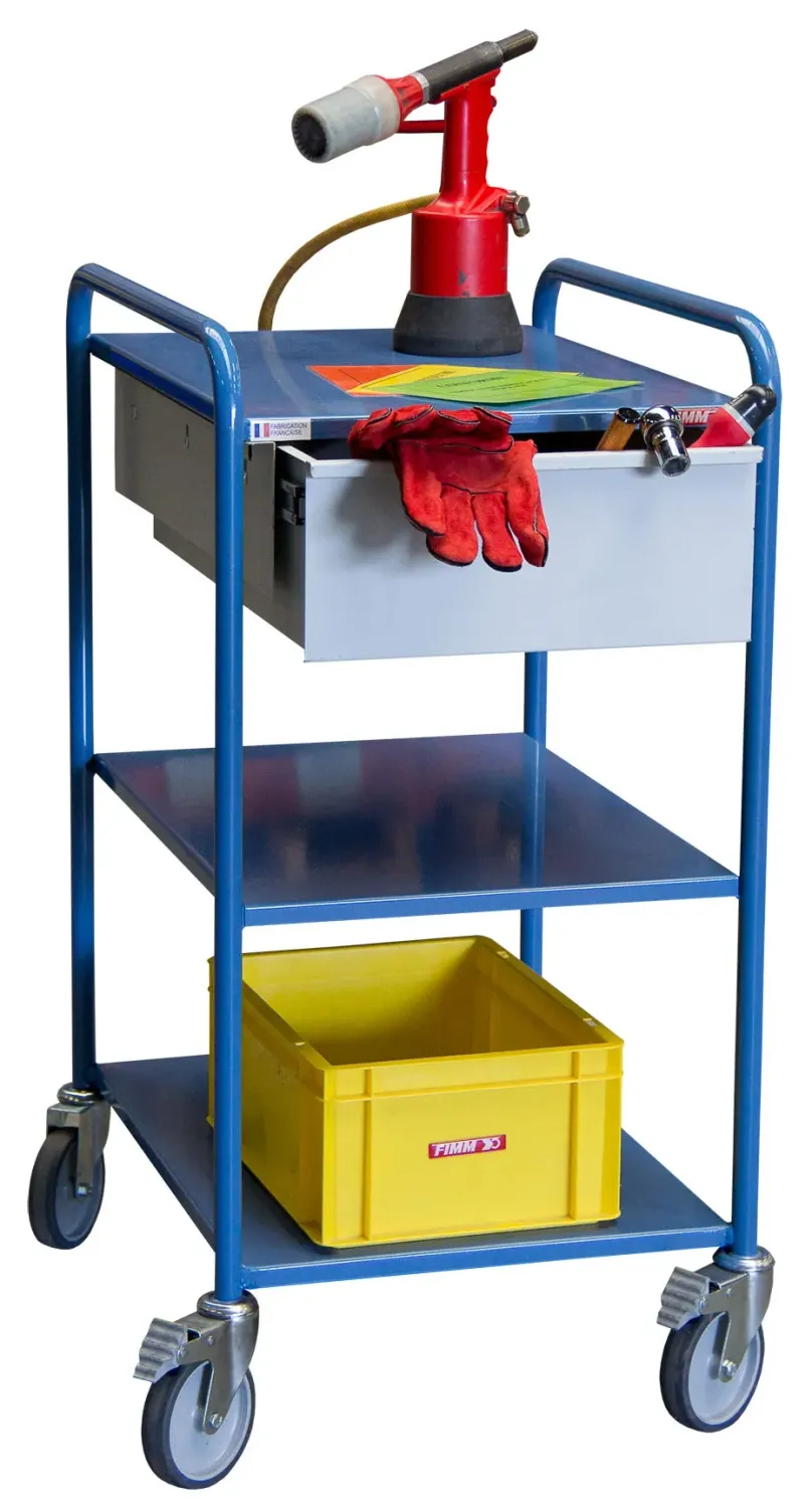 Fimm servante 3 plateaux + tiroir 250 kg