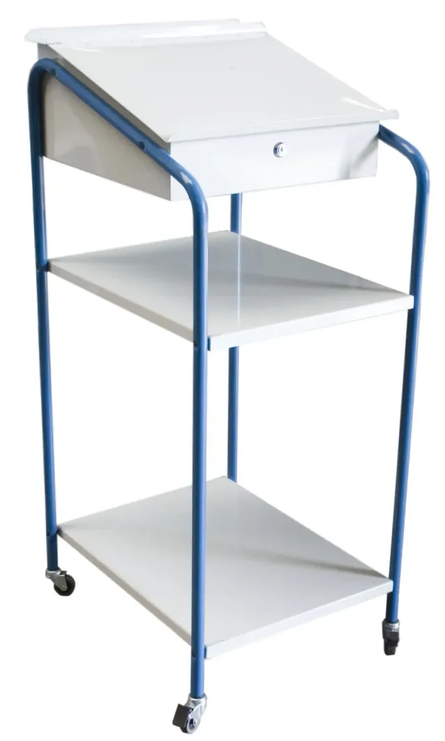 Fimm pupitre atelier 2 étagères sur roulettes 625x520 mm verrouillable