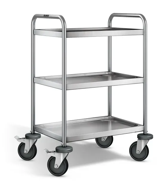 Fimm Inox 304 L desserte 3 plateaux 120 kg