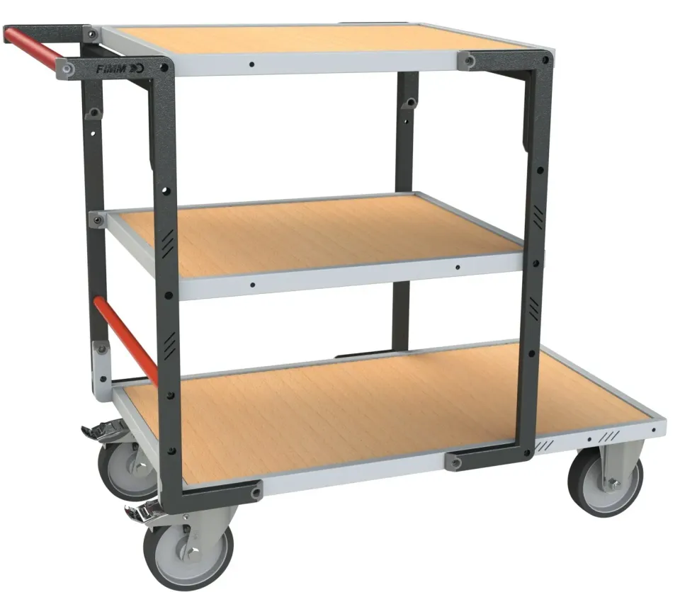 Fimm Barre maintien plateau 600 mm chariot acier