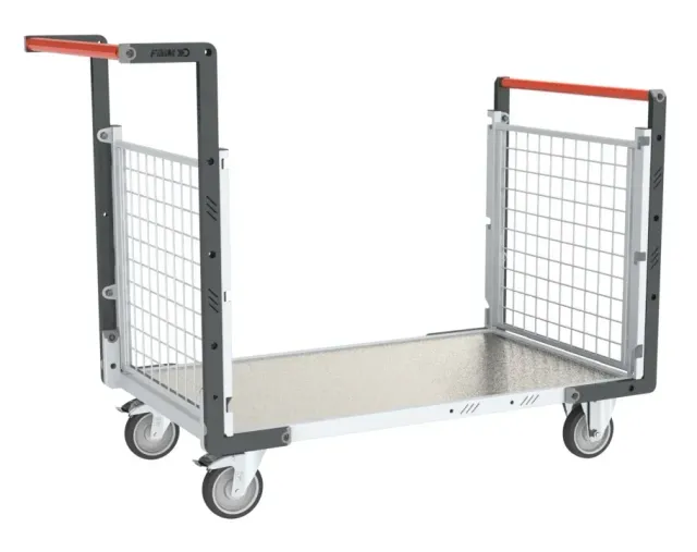 Fimm chariot grillagé 2 dossiers tôle galva 250 kg