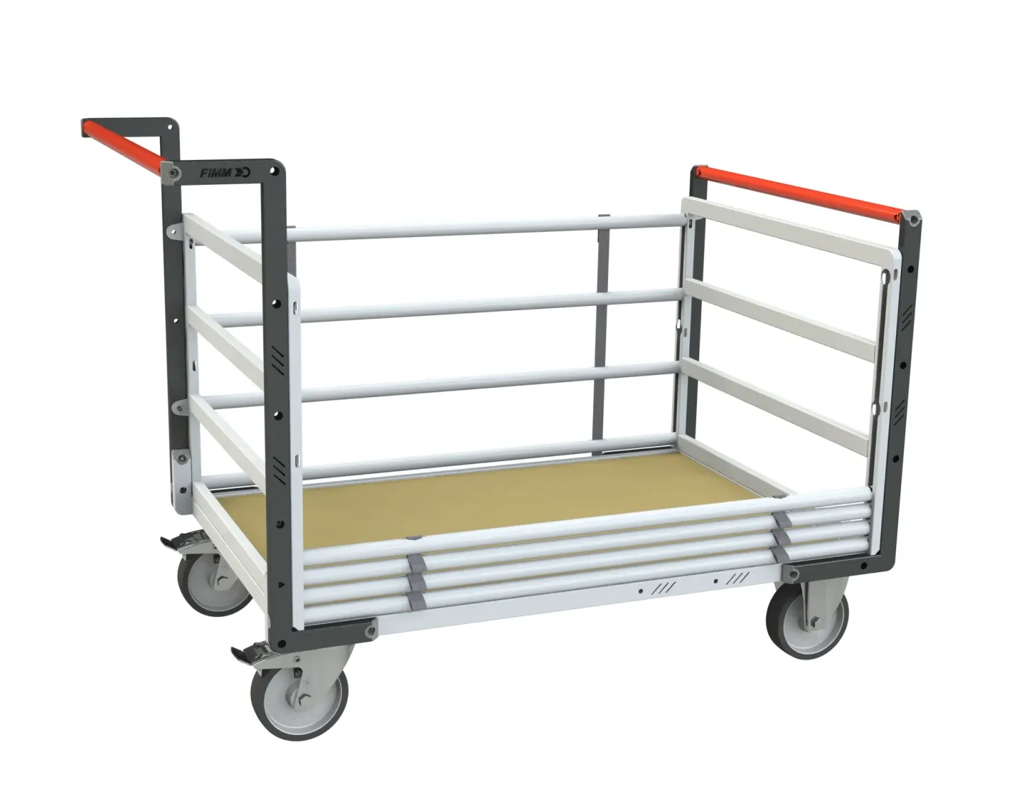 Fimm Chariot tube 2 dossiers 2 ridelles 500 kg cage