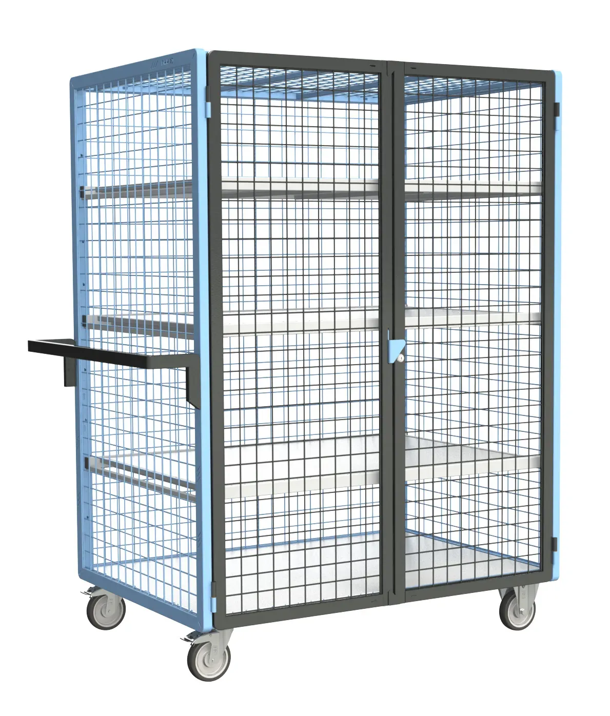 Fimm Servante grillagee 4 cotes 3 etageres 500 kg