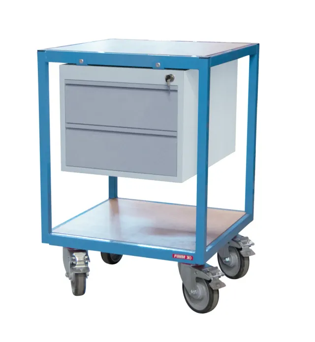 Fimm Servante établi 2 tiroirs 400 kg petite 625 mm