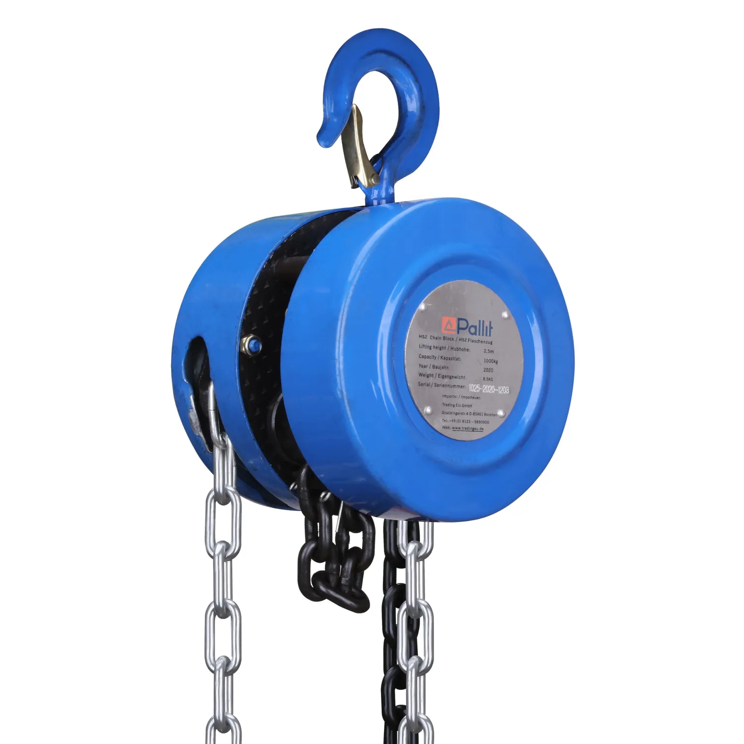 Pallit CHAIN-S palan à chaîne 1000 kg 2,5 m rond
