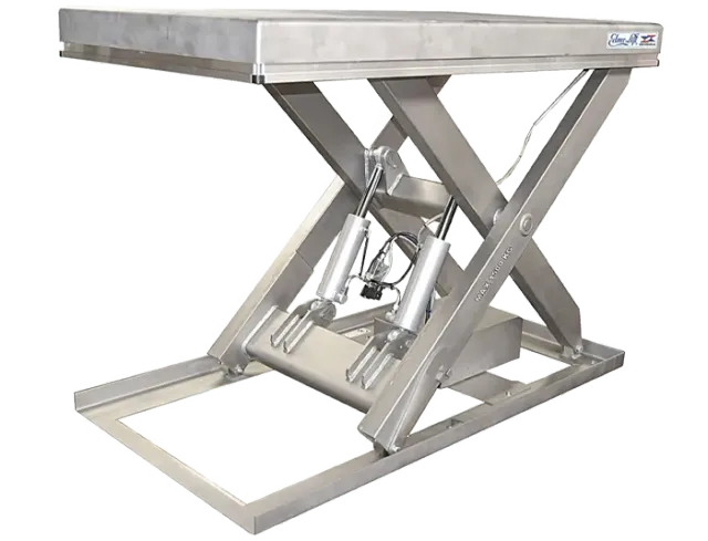 LIFTOP simple ciseaux table élévatrice inox 2 tonnes
