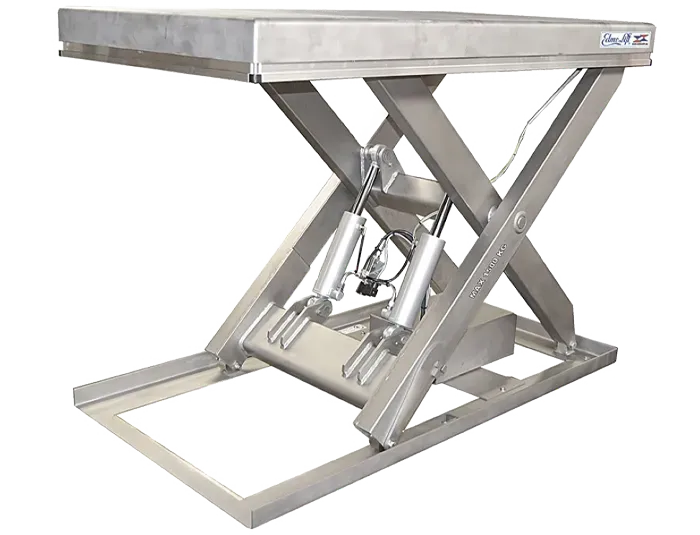 LIFTOP simple ciseaux table élévatrice inox 2 tonnes
